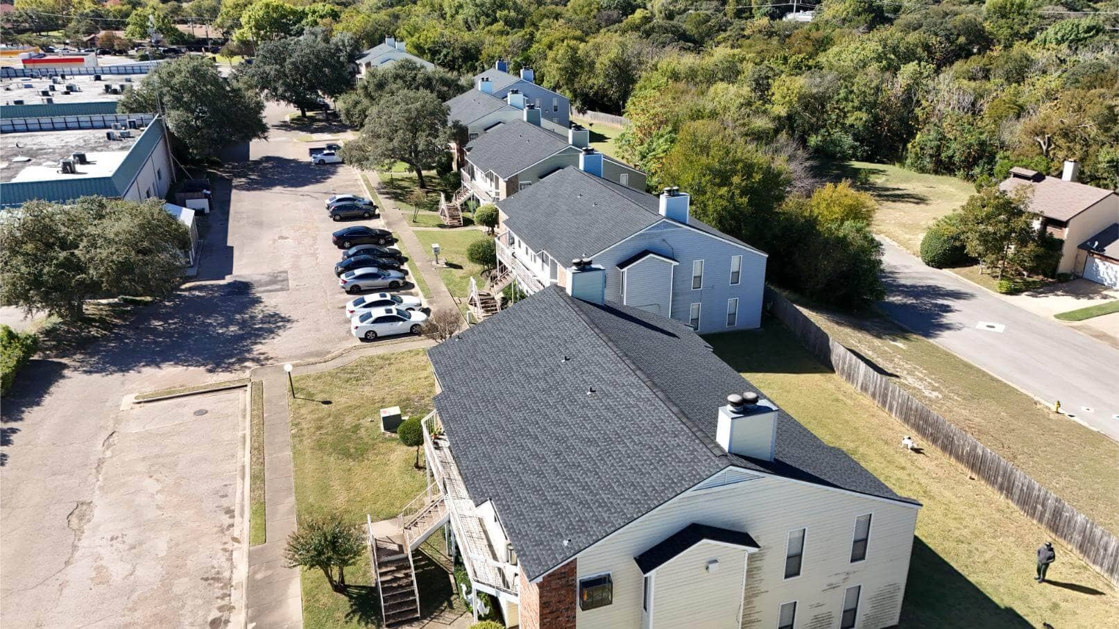 Guest Roofing Waco & Central Texas Commercial l - Lake Shore Villas Waco Texas